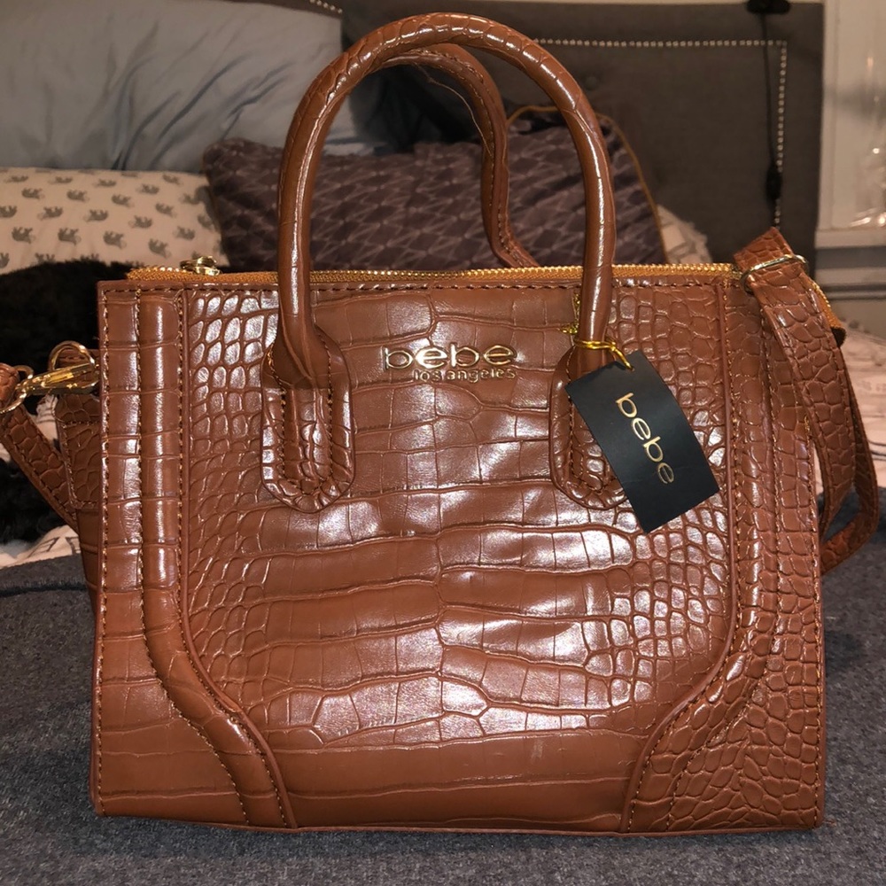 Bebe Brown Shoulder Bag/Purse